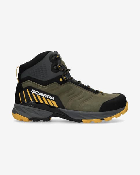 Botas Scarpa Rush TRK GORE-TEX verde oscuro amarillo