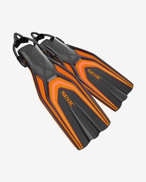 Aletas Seac Style-S naranja negro