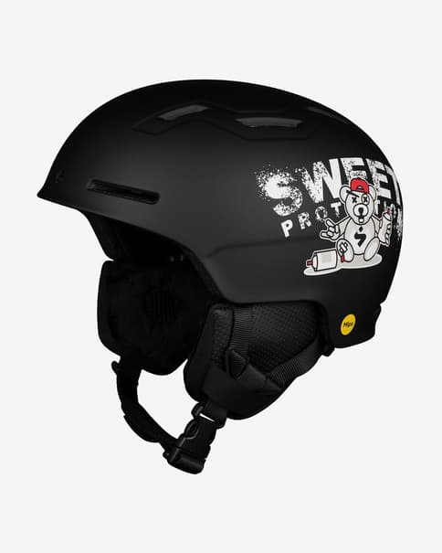 Casco Sweet Protection Winder MIPS negro puro blanco infantil
