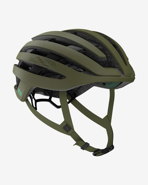 Casco Lazer Z1 verde oscuro negro