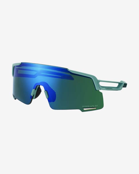 Shimano Equinox Glasses dark green with transparent polyamide lenses