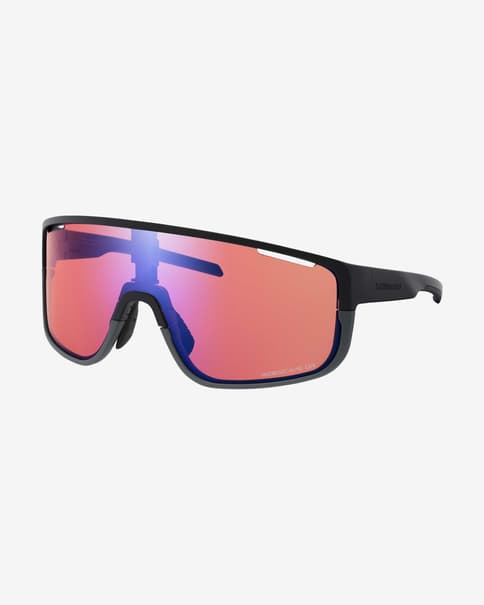 Shimano Pulsar Glasses matte black pink with transparent polyamide lenses