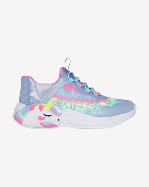 Zapatillas Skechers Slip-ins UNICORN DREAMS - STARRY LITE azul lila niña