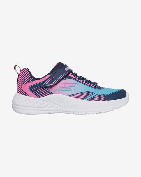 Zapatillas Skechers MICROSPEC ADVANCE - OASIS POINT azul oscuro rosa niña