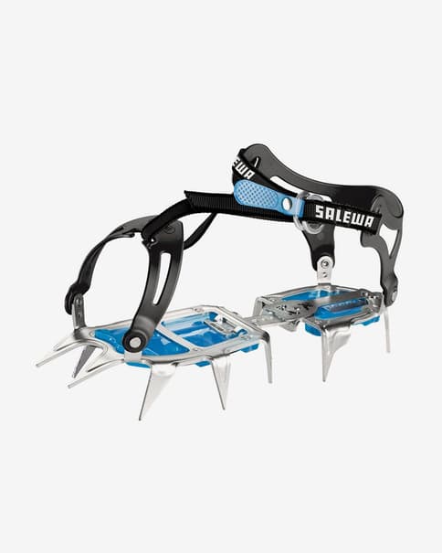 Crampones Salewa Alpinist Walk negro azul
