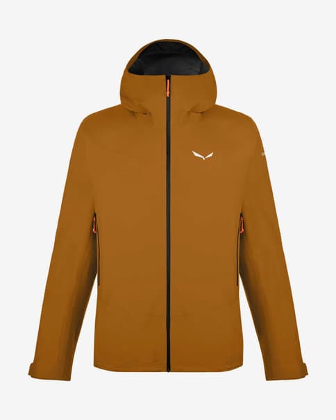 Chaqueta con capucha Salewa Puez GORE-TEX Paclite marrón