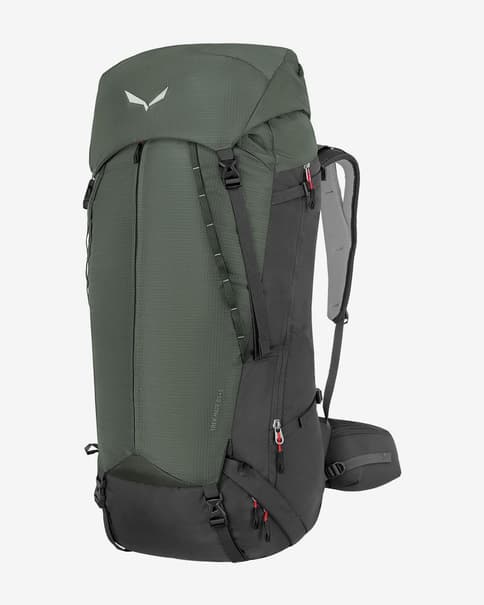 Mochila Salewa Trek Mate 65+5L verde bosque gris