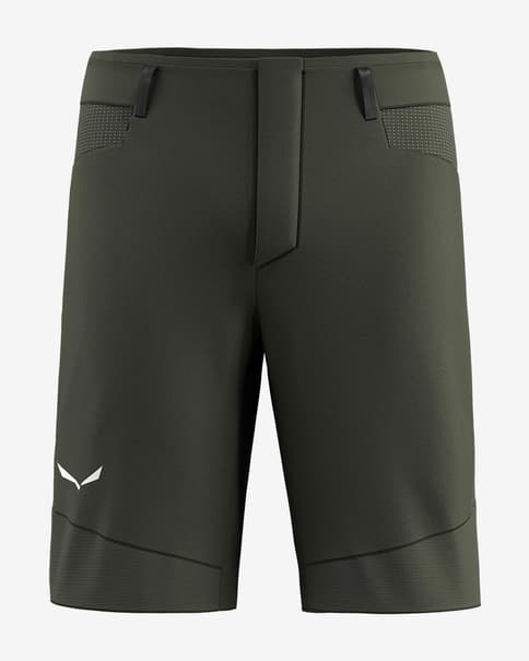 Pantalón corto Salewa Agner Durastretch verde oscuro