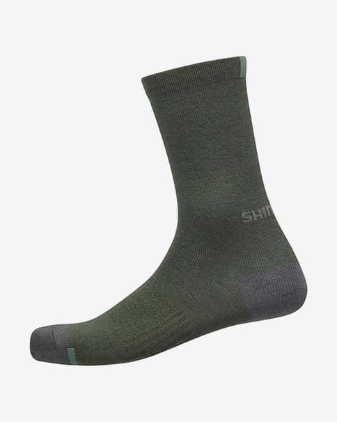 Calcetines Shimano Performance Wool verde oscuro