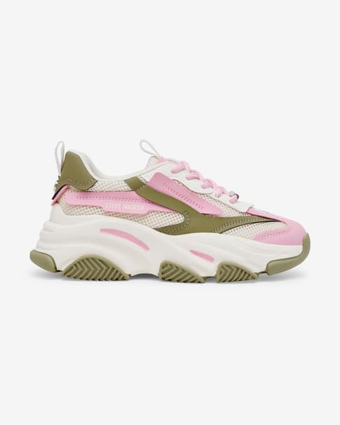 Zapatillas Steve Madden Possession-E blanco verde rosa mujer