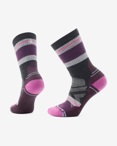 Smartwool Hike Saturnsphere Socken schwarz grau rosa damen