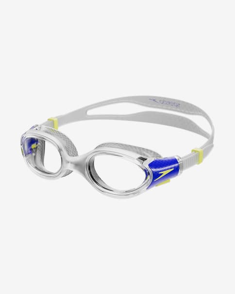Gafas de natación Speedo Biofuse 2.0 blanco con lentes transparentes junior