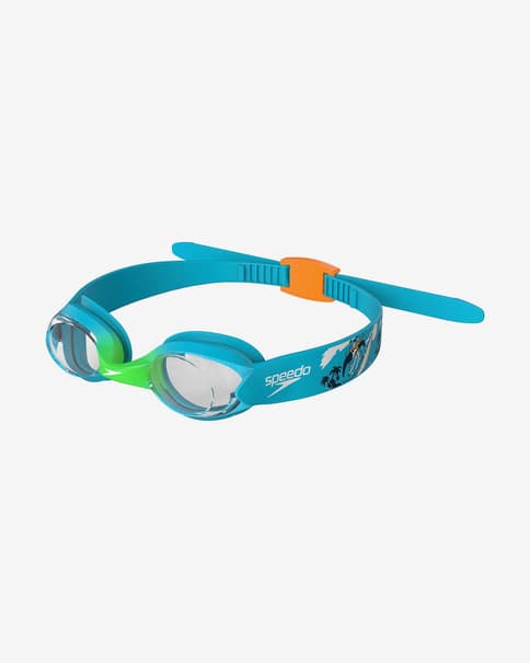 Gafas de natación Speedo Illusion azul con lentes transparentes infantil