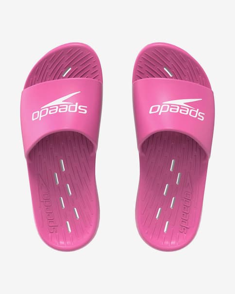 Chanclas Speedo Slide rosa blanco infantil