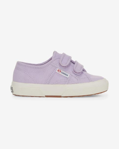 Zapatillas Superga 2750 Cotjstrap Classic lila claro blanco infantil 