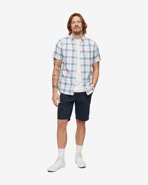 Pantalón corto Superdry Vintage Officer azul marino