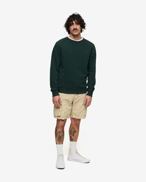 Pantalón corto Superdry Parachute Light beige claro