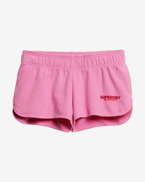 Pantalón corto Superdry Sportswear Logo Racer rosa mujer