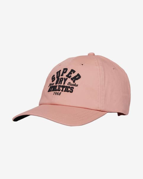 Gorra Superdry Graphic Baseball rosa negro mujer