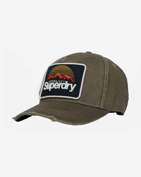 Gorra Superdry Graphic Vintage Trucker marrón mujer