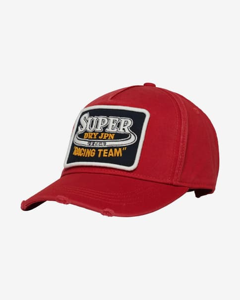 Gorra Superdry Graphic Vintage Trucker rojo negro mujer