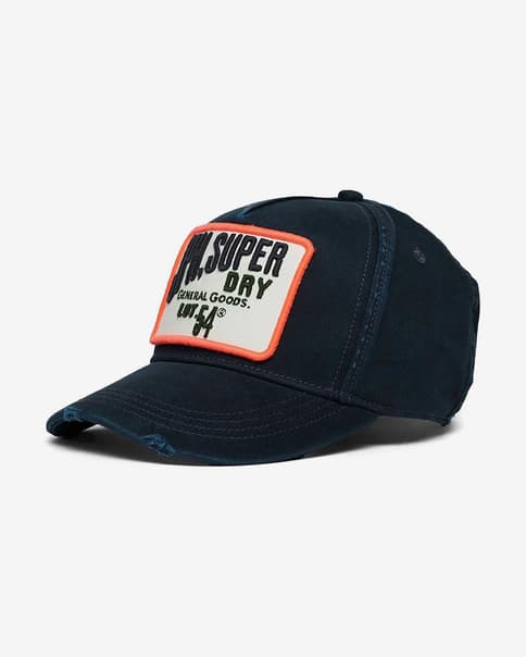 Gorra Superdry Graphic Vintage Trucker negro rojo blanco mujer