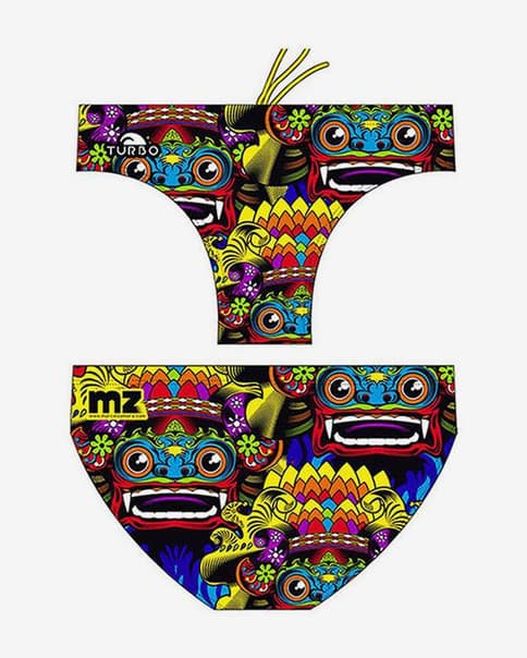 Bañador de waterpolo Turbo Bali Mask