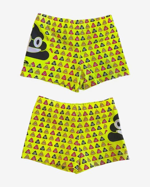 Bañador Turbo Boxer Full Printed Poo Happy amarillo niño