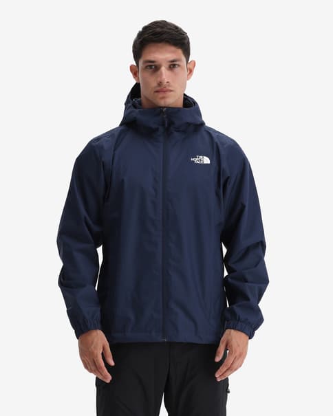 Chaqueta fina The North Face Quest DryVent azul marino logo blanco