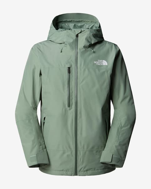 Chaqueta con capucha The North Face Descendit verde claro