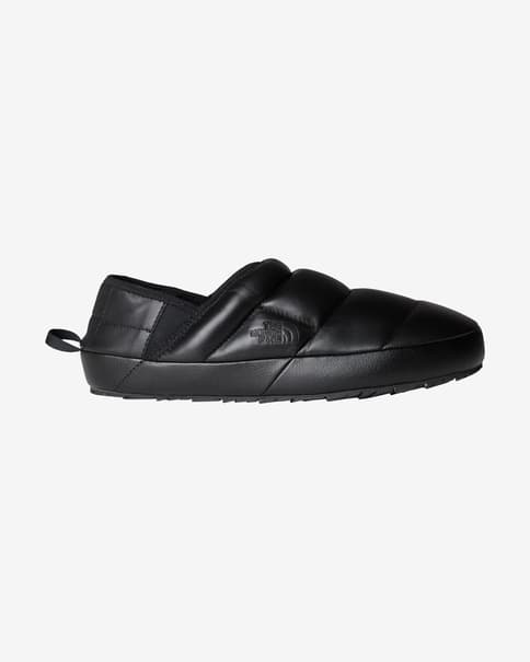 Pantuflas The North Face ThermoBall Traction Mule Leather negro brillante