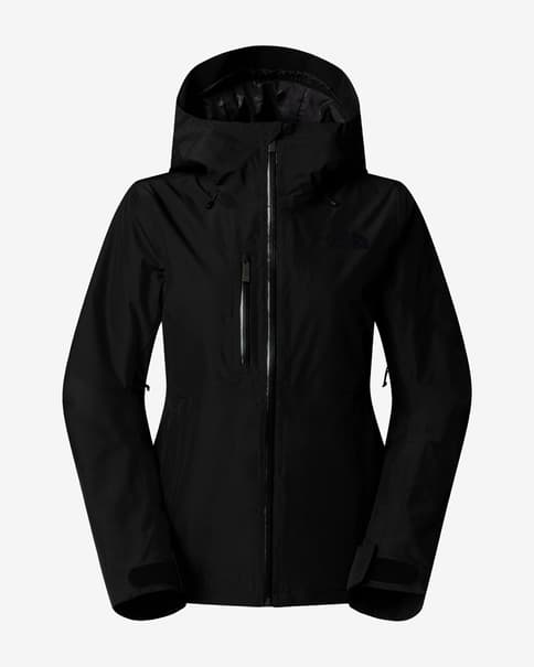 Chaqueta con capucha The North Face Descendit negro mujer