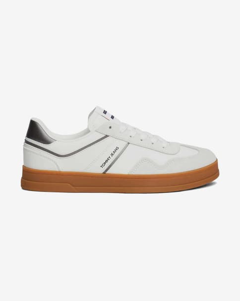 Zapatillas Tommy Jeans Greenwich blanco marrón negro mujer
