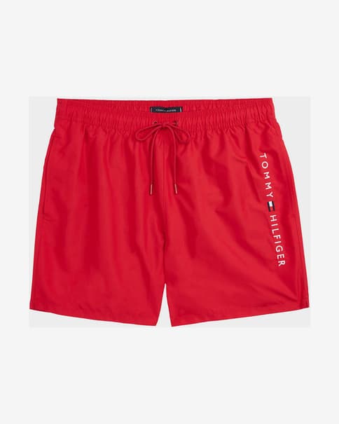 Tommy Hilfiger Original Basic Badehose knallrot