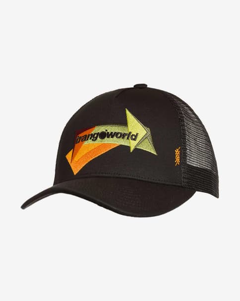 Gorra Trangoworld Dunloe negro amarillo