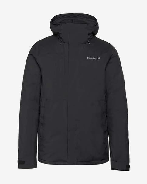 Chaqueta con capucha Trangoworld Balerna Termic gris grafito