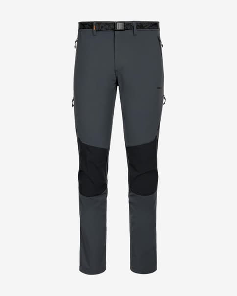 Pantalón largo Trangoworld Limoux gris oscuro negro