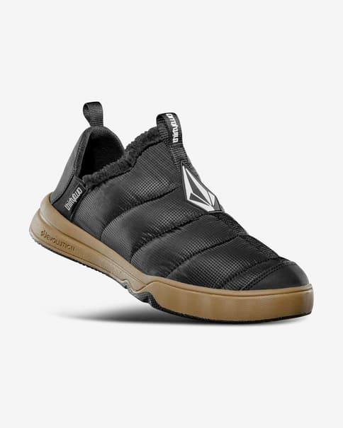 Pantuflas ThirtyTwo Lounger X Volcom negro marrón