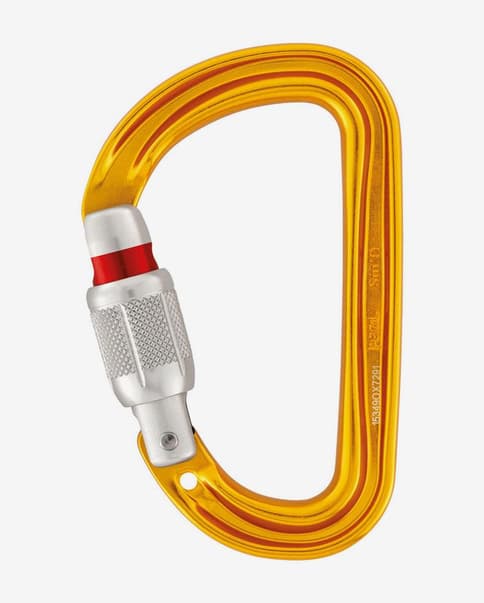 Petzl Sm'D Screw-Lock Carabiner Yellow