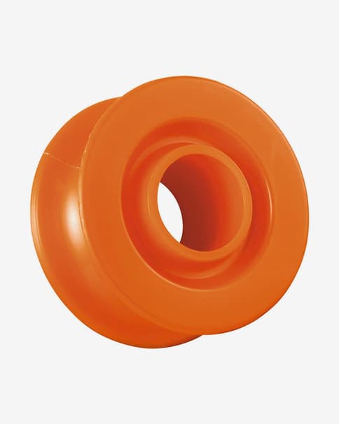 Polea Petzl Ultralegre de emergencia naranja