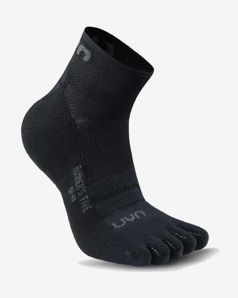 Calcetines UYN Runner's Five negro absoluto