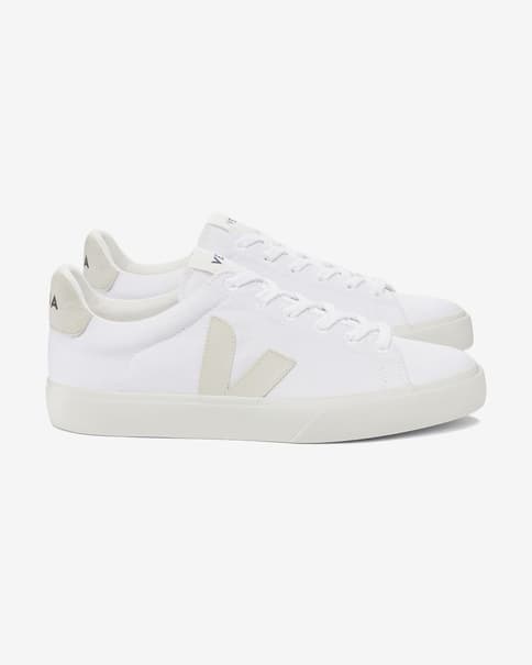 Zapatillas Veja Campo Canvas blanco beige