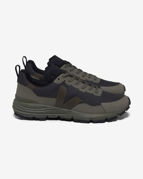 Zapatillas Veja Dekkan Alveomesh negro verde caqui