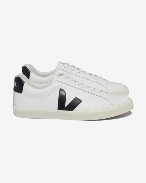 Zapatillas Veja Esplar Logo blanco negro