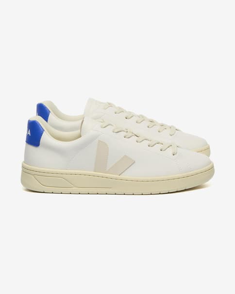 Zapatillas Veja Urca blanco azul blanco crema