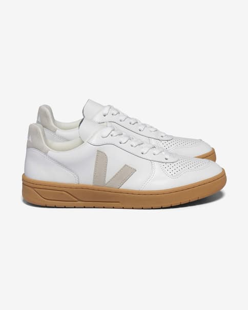Zapatillas Veja V-10 Leather blanco marrón