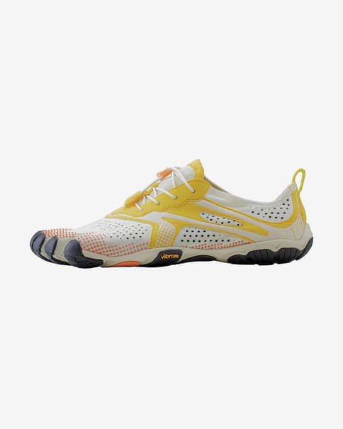 Zapatillas Vibram Five Fingers V-Run amarillo blanco naranja