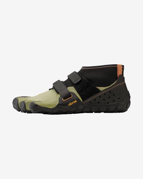 Zapatillas Vibram Five Fingers Scramkey Military negro verde naranja