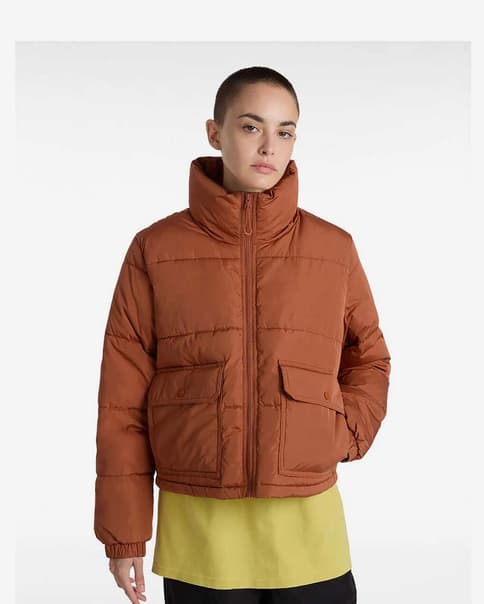 Chaqueta Vans MTE Aubrey Primaloft Puffer marrón mujer