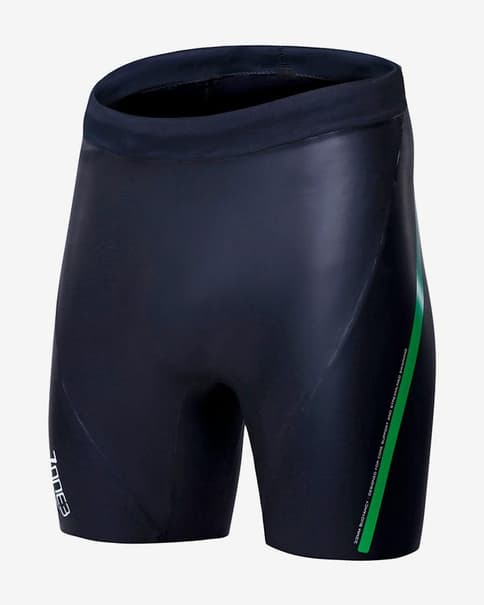 Malla corta Zone3 Buoyancy Shorts 3/2 mm negro verde